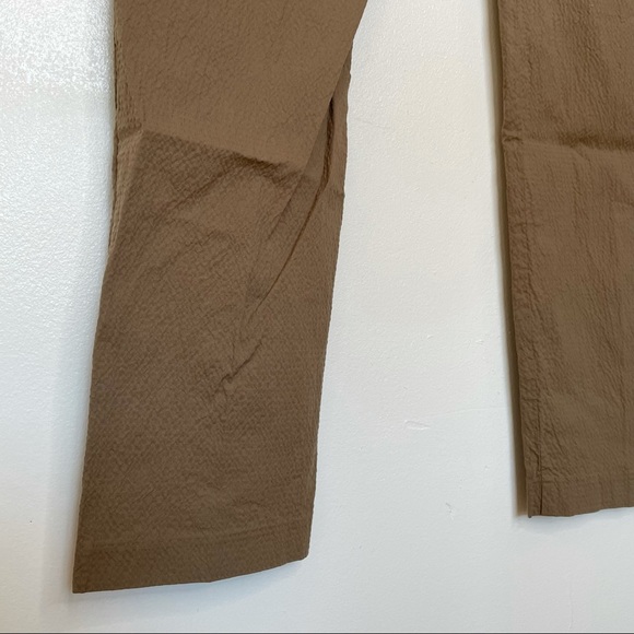 Banana Republic Slim Fit Mid Rise Drawstring Pants Khaki Texture Button … - Picture 6 of 13